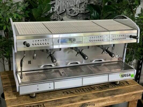Wega Concept - 3 Group Commercial Espresso Machine - White