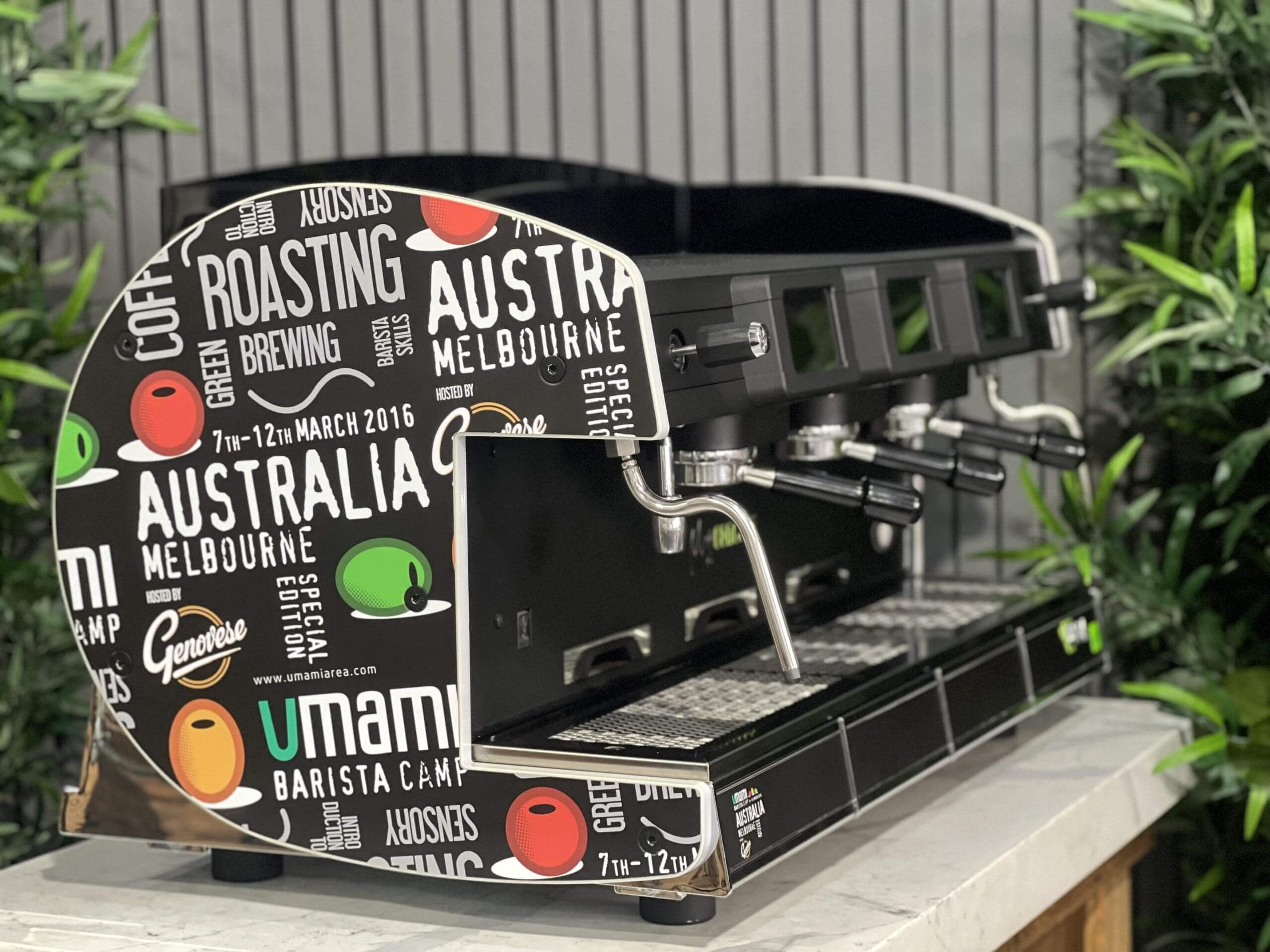 Wega My Concept & Wrap - 3 Group Commercial Espresso Machine - Black