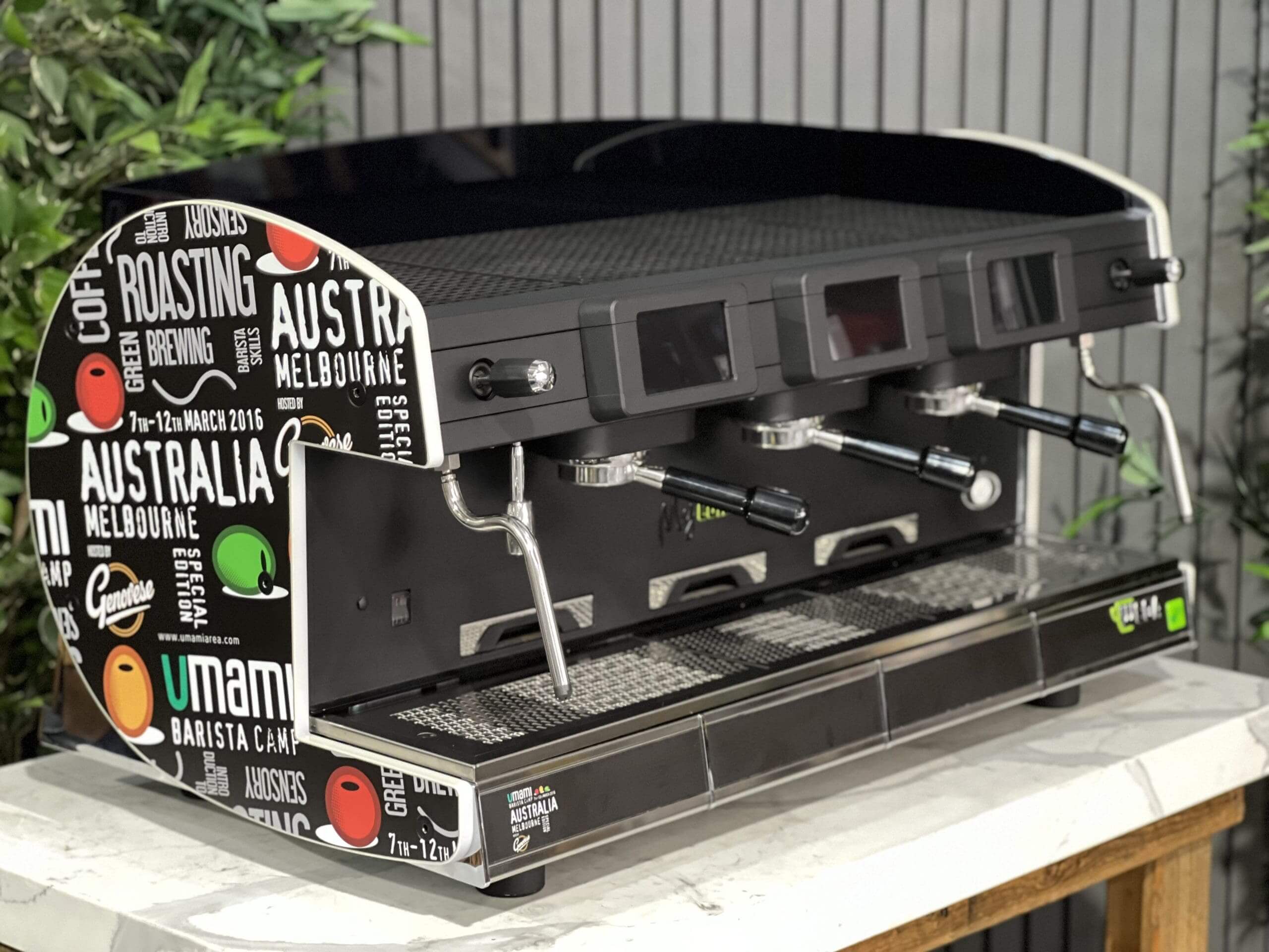 Wega My Concept & Wrap - 3 Group Commercial Espresso Machine - Black