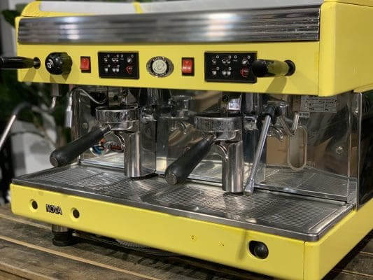 Wega Nova - 2 Group Commercial Espresso Machine - Yellow