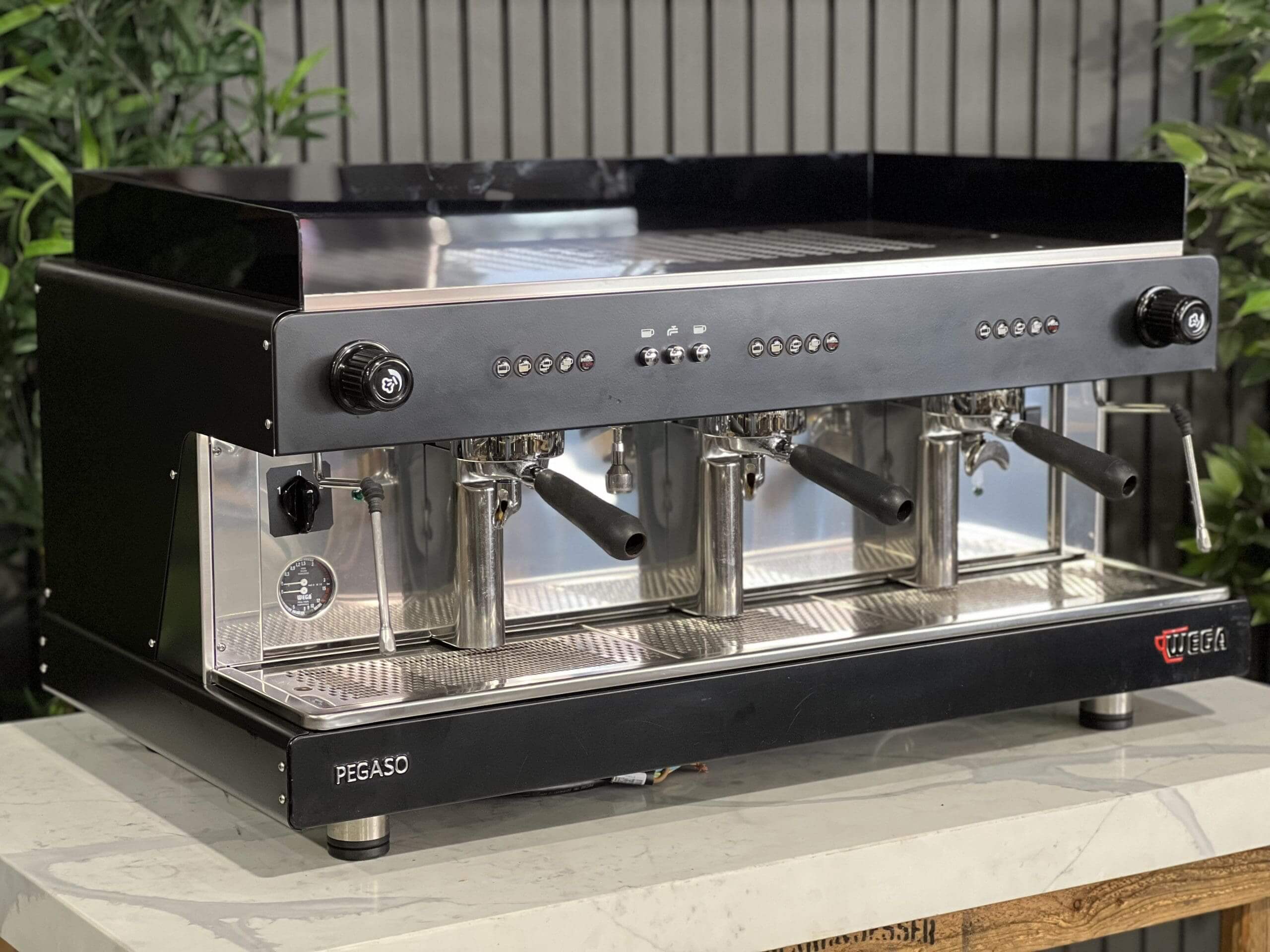 Wega Pegaso EVD - 3 Group Commercial Espresso Machine - Black
