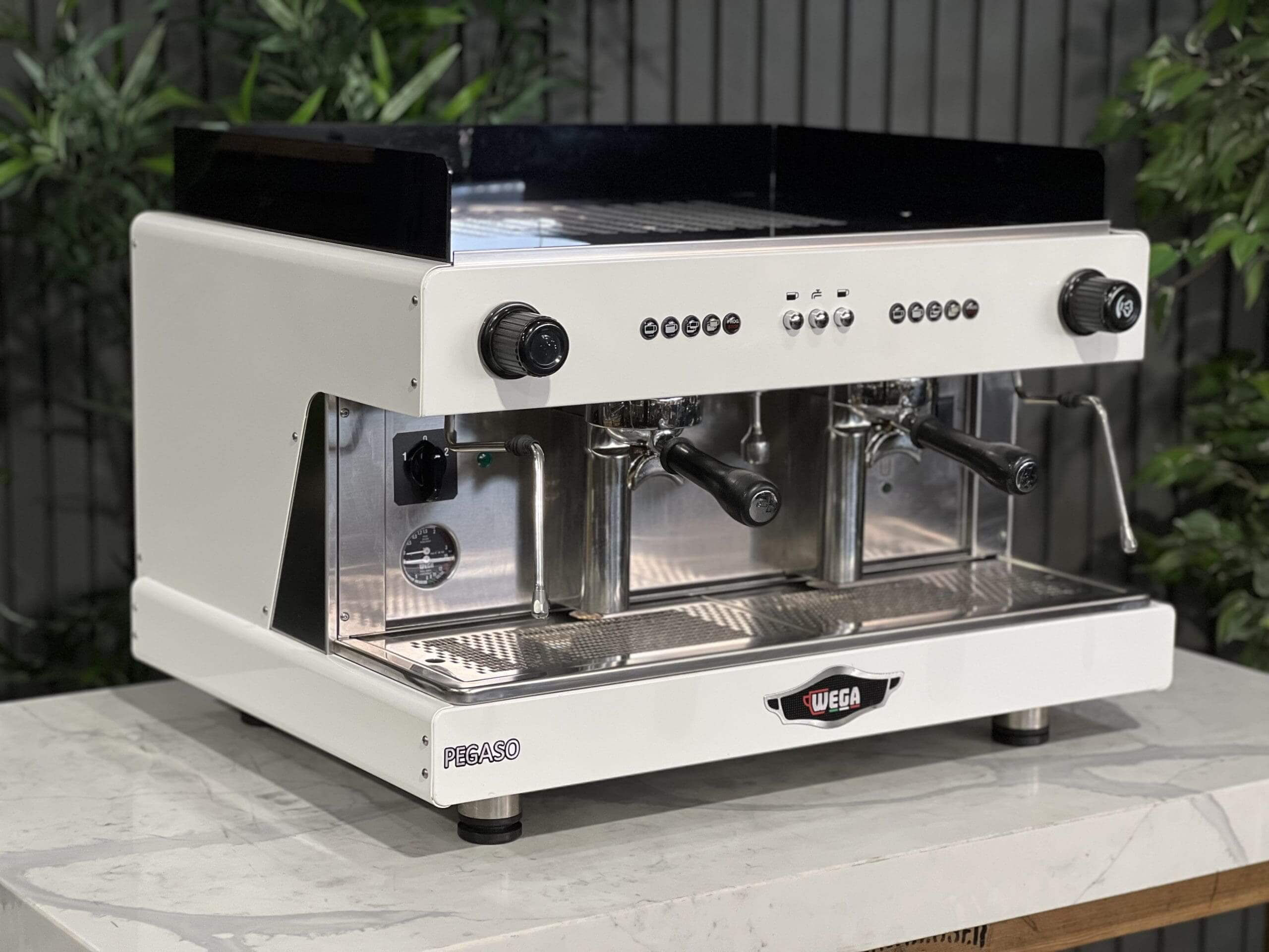 Wega Pegaso EVD - 2 Group Commercial Espresso Machine - White