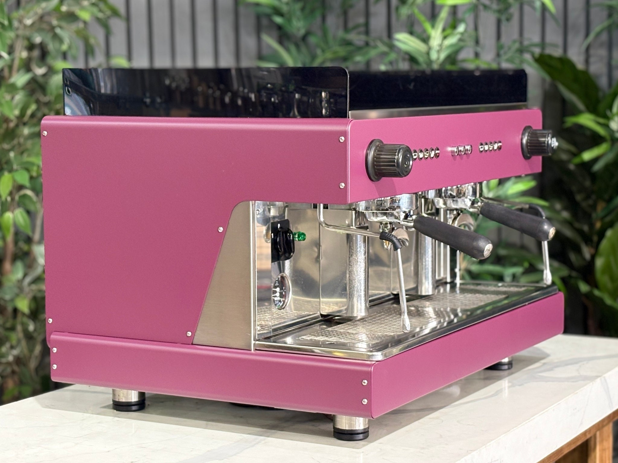 Wega Pegaso EVD Deep - 2 Group Commercial Espresso Machine - Pink