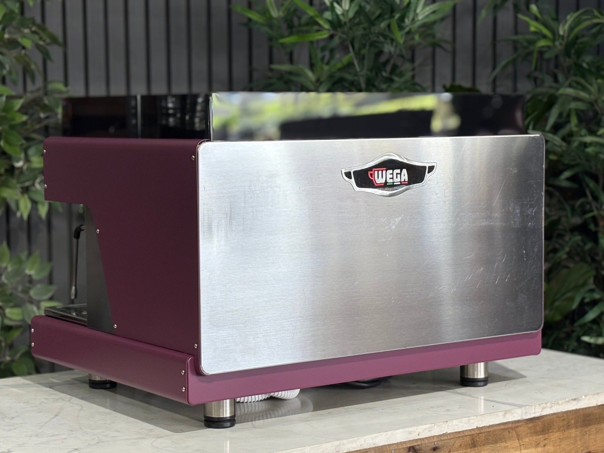Wega Pegaso EVD Deep - 2 Group Commercial Espresso Machine - Pink