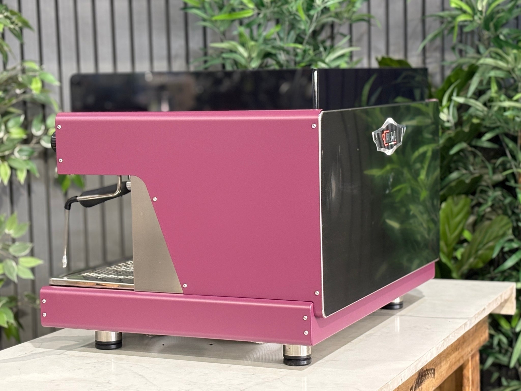 Wega Pegaso EVD Deep - 2 Group Commercial Espresso Machine - Pink