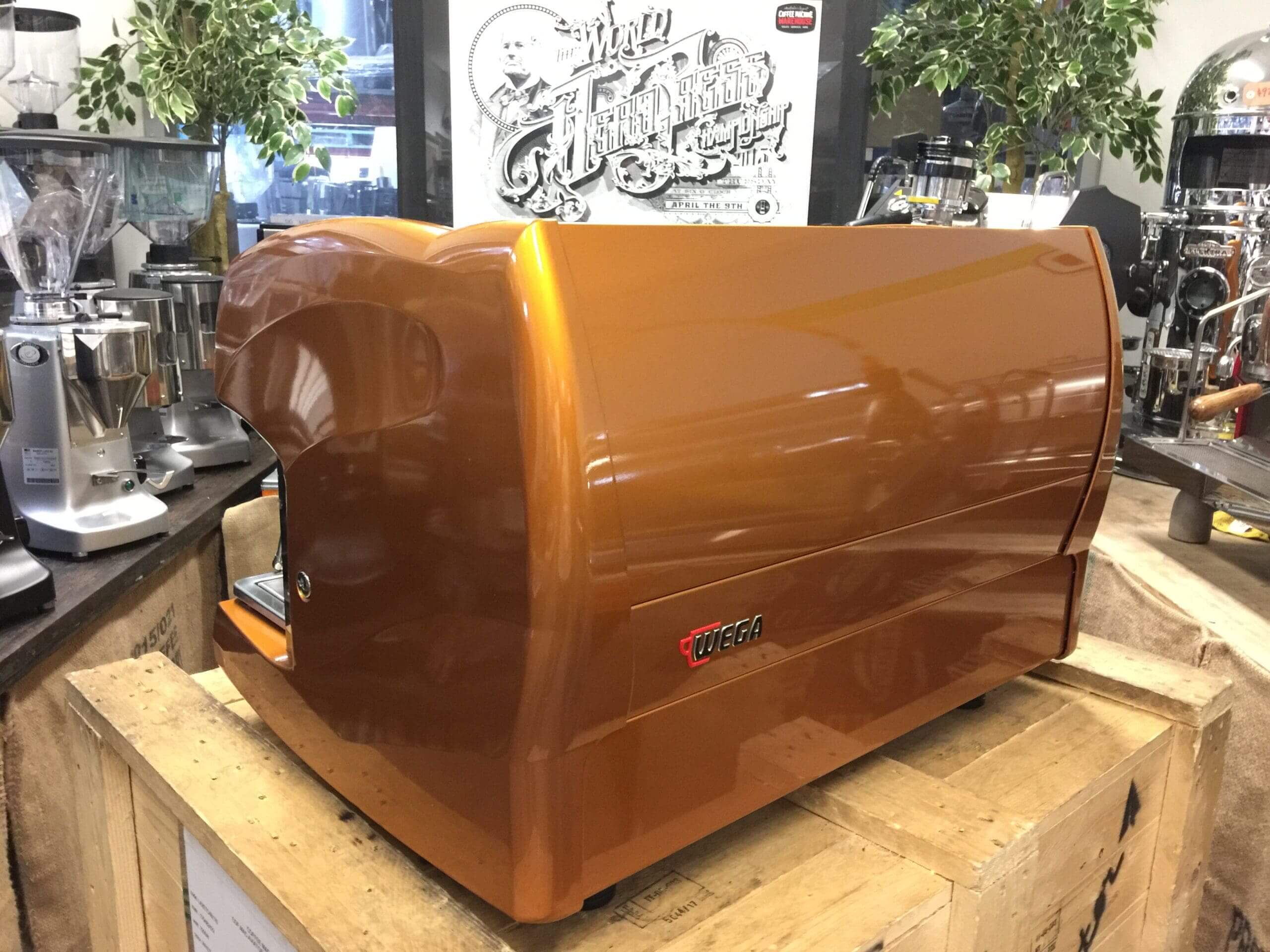 Wega Polaris Low Cup Custom - 2 Group Commercial Espresso Machine - Bronze