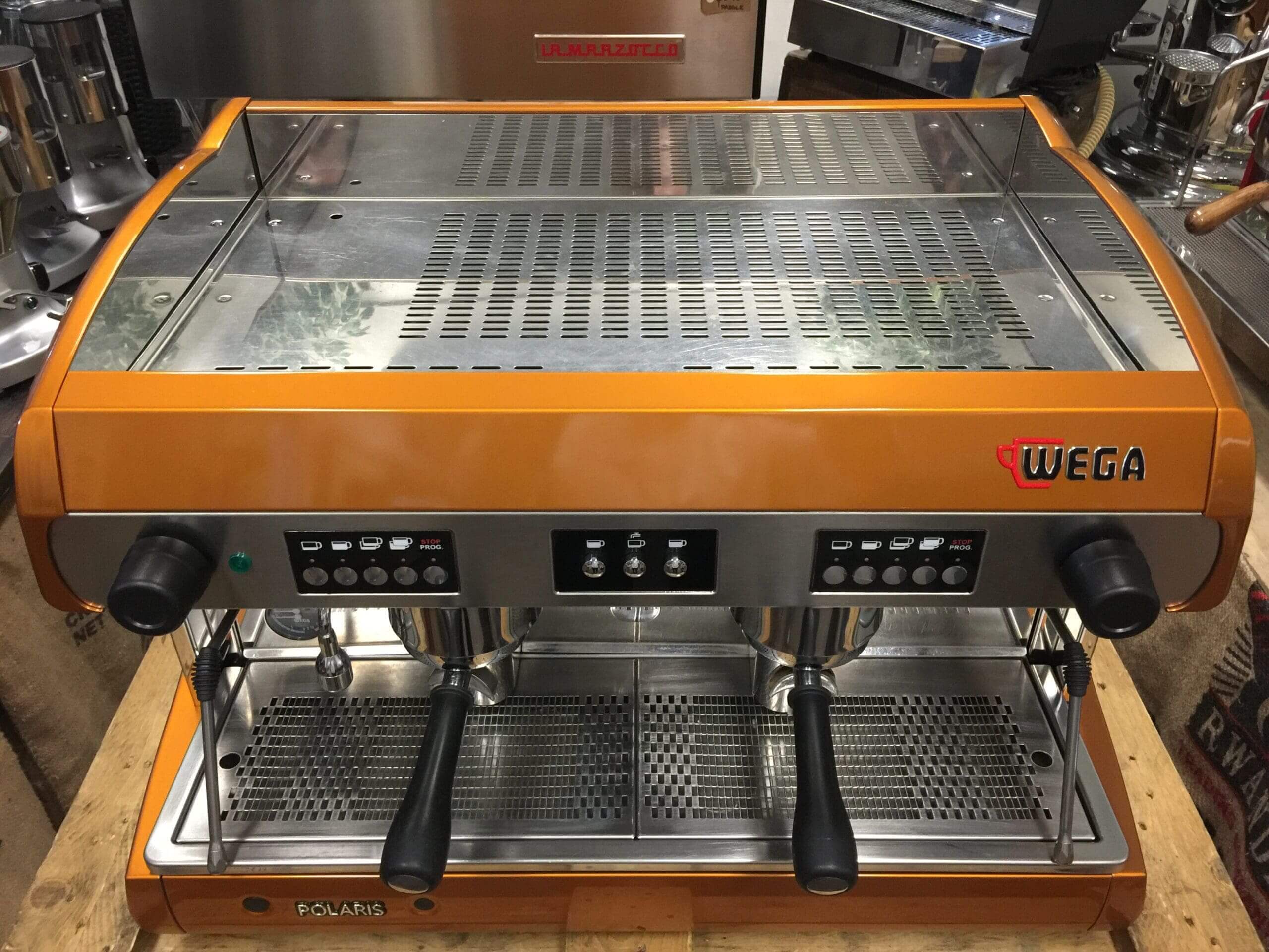 Wega Polaris Low Cup Custom - 2 Group Commercial Espresso Machine - Bronze
