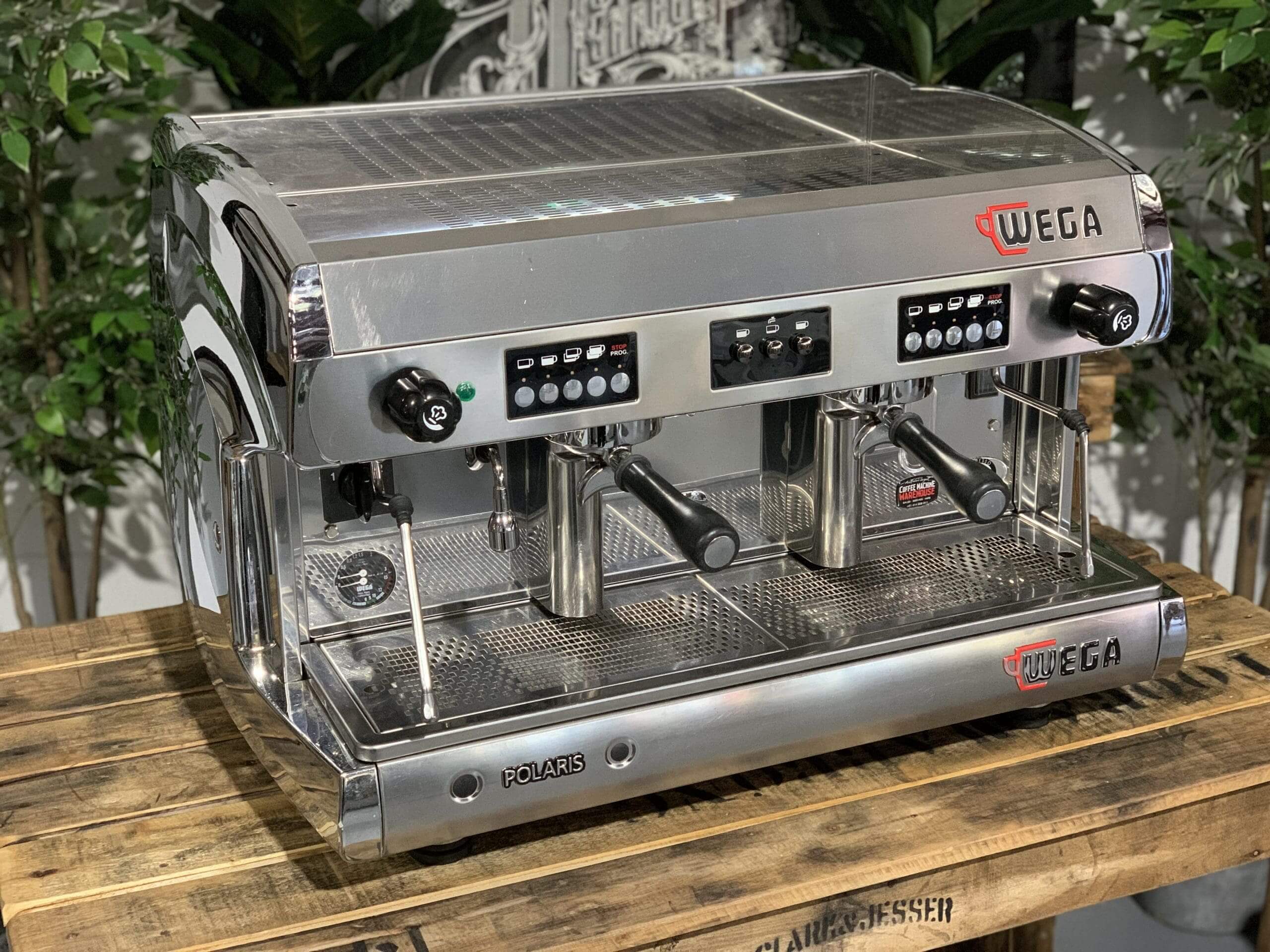 Wega Polaris - 2 Group Commercial Espresso Machine - Chrome