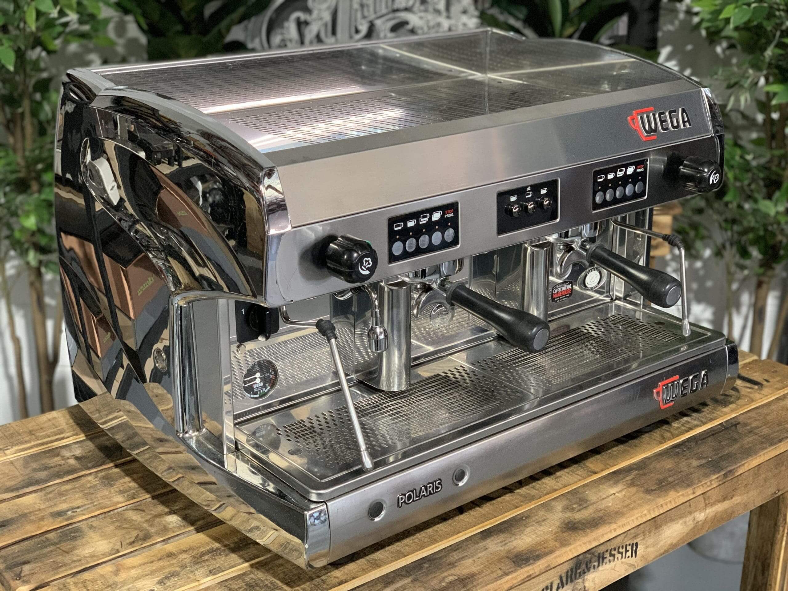 Wega Polaris - 2 Group Commercial Espresso Machine - Chrome