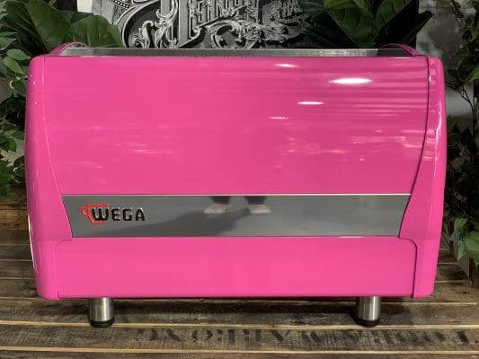 Wega Polaris Hot - 2 Group Commercial Espresso Machine - Pink
