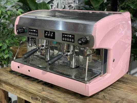 Wega Polaris Baby - 2 Group Commercial Espresso Machine - Pink
