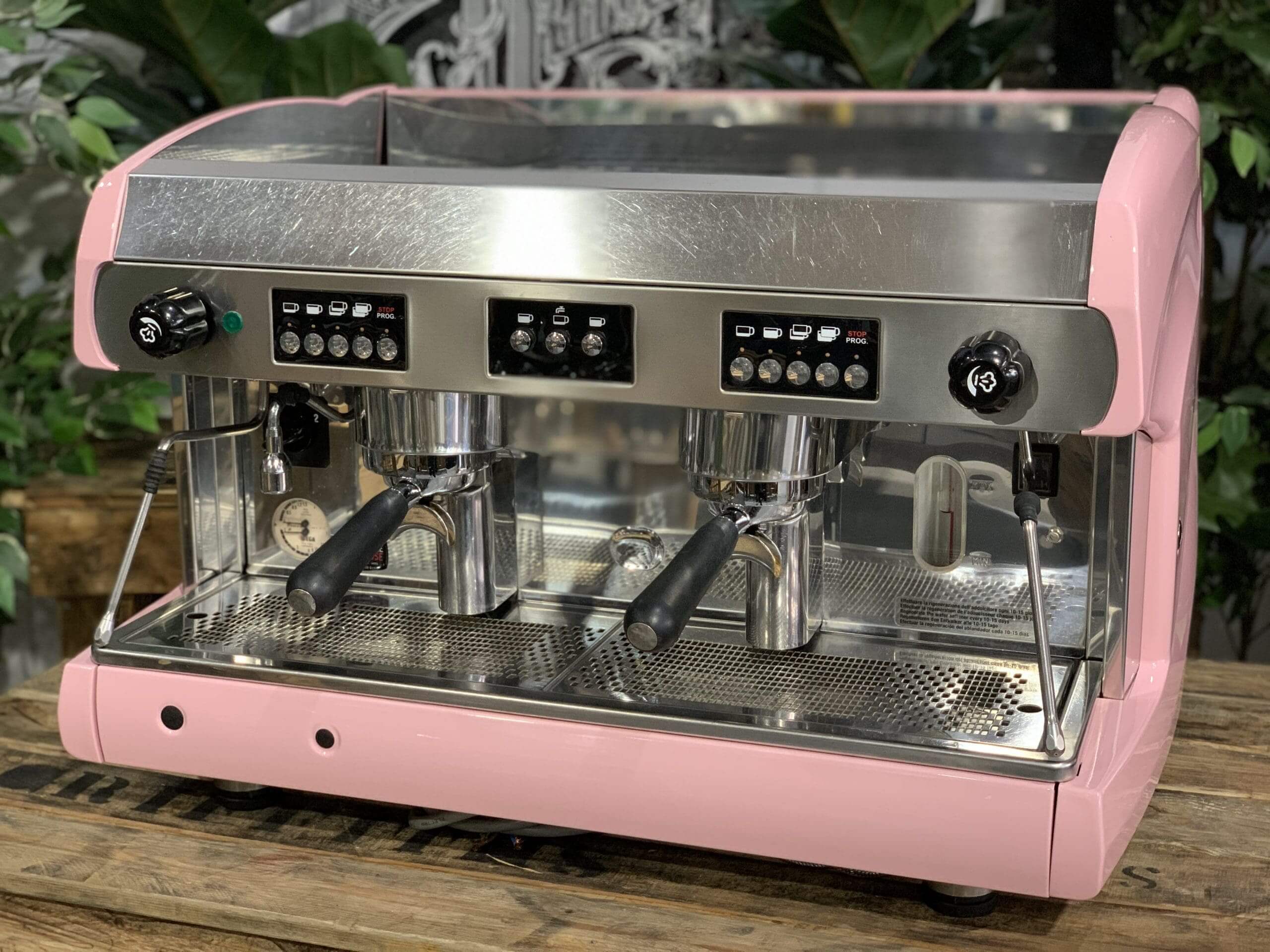 Wega Polaris Baby - 2 Group Commercial Espresso Machine - Pink