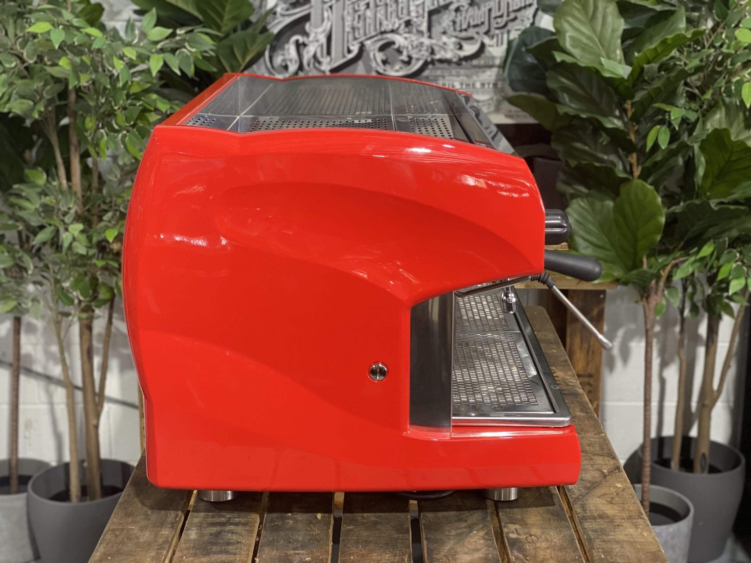 Wega Polaris High Cup - 2 Group Commercial Espresso Machine - Red