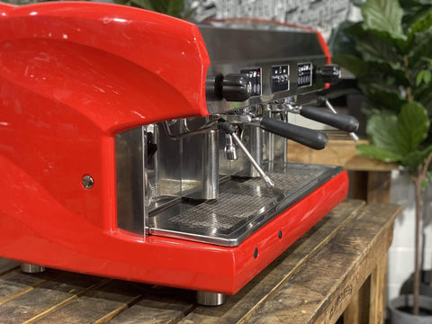 Wega Polaris High Cup - 2 Group Commercial Espresso Machine - Red
