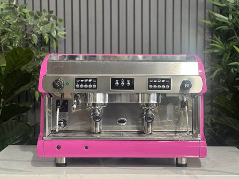 Wega Polaris Low Cup Hot - 2 Group Commercial Espresso Machine - Pink