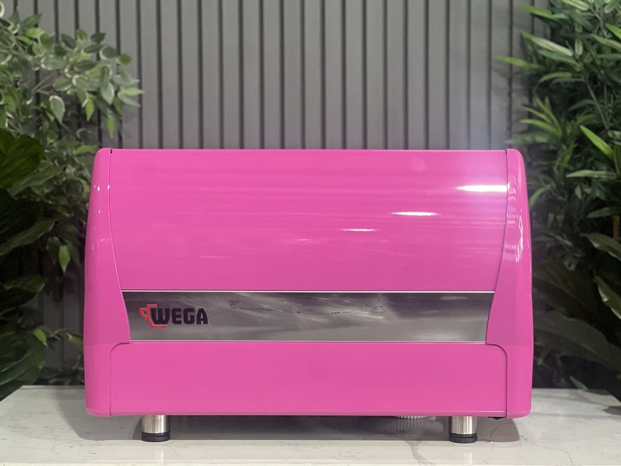 Wega Polaris Low Cup 2 Group Hot Pink Espresso Coffee Machine