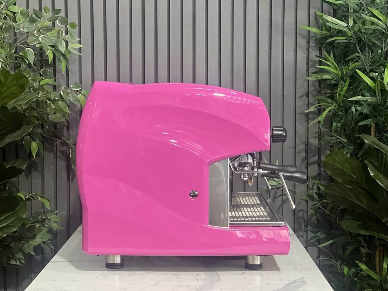 Wega Polaris Low Cup Hot - 2 Group Commercial Espresso Machine - Pink
