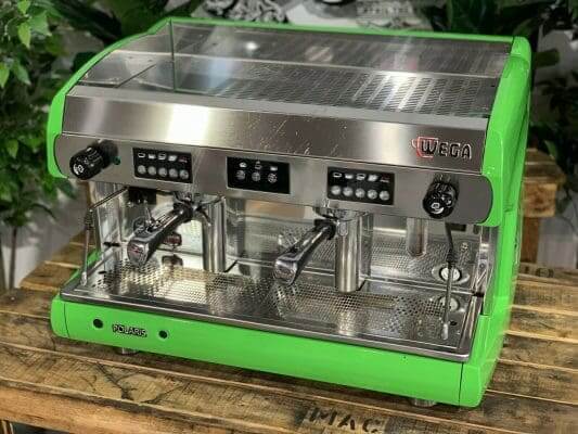 Wega Polaris Pale - 2 Group Commercial Espresso Machine - Green
