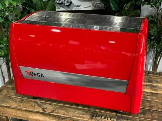 Wega Polaris - 2 Group Commercial Espresso Machine - Red