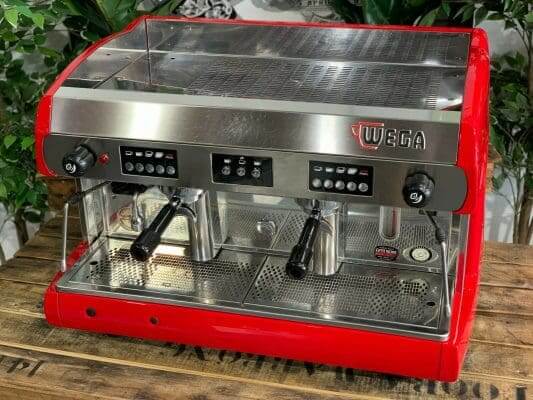 Wega Polaris - 2 Group Commercial Espresso Machine - Red