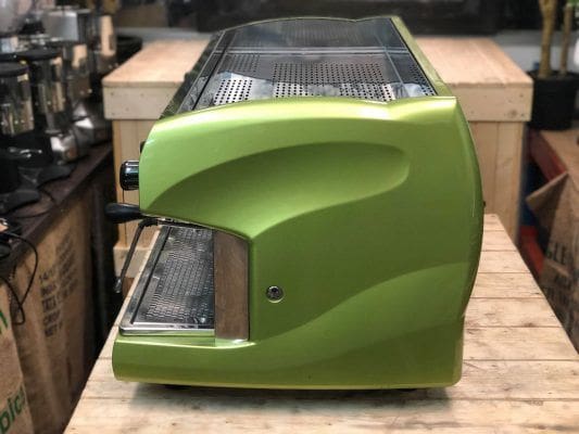 Wega Polaris Metallic - 3 Group Commercial Espresso Machine - Green