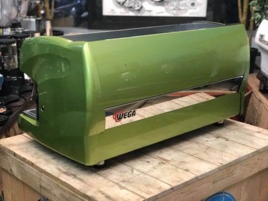 Wega Polaris Metallic - 3 Group Commercial Espresso Machine - Green