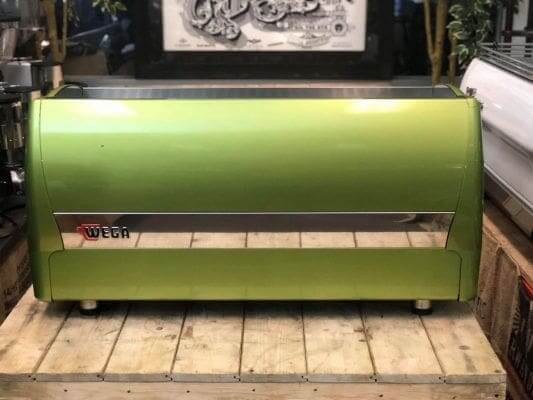 Wega Polaris Metallic - 3 Group Commercial Espresso Machine - Green