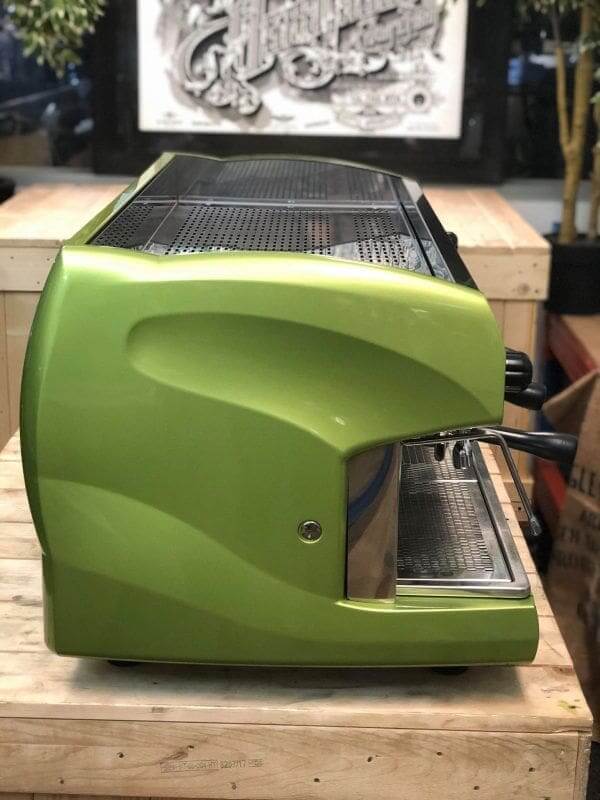 Wega Polaris Metallic - 3 Group Commercial Espresso Machine - Green