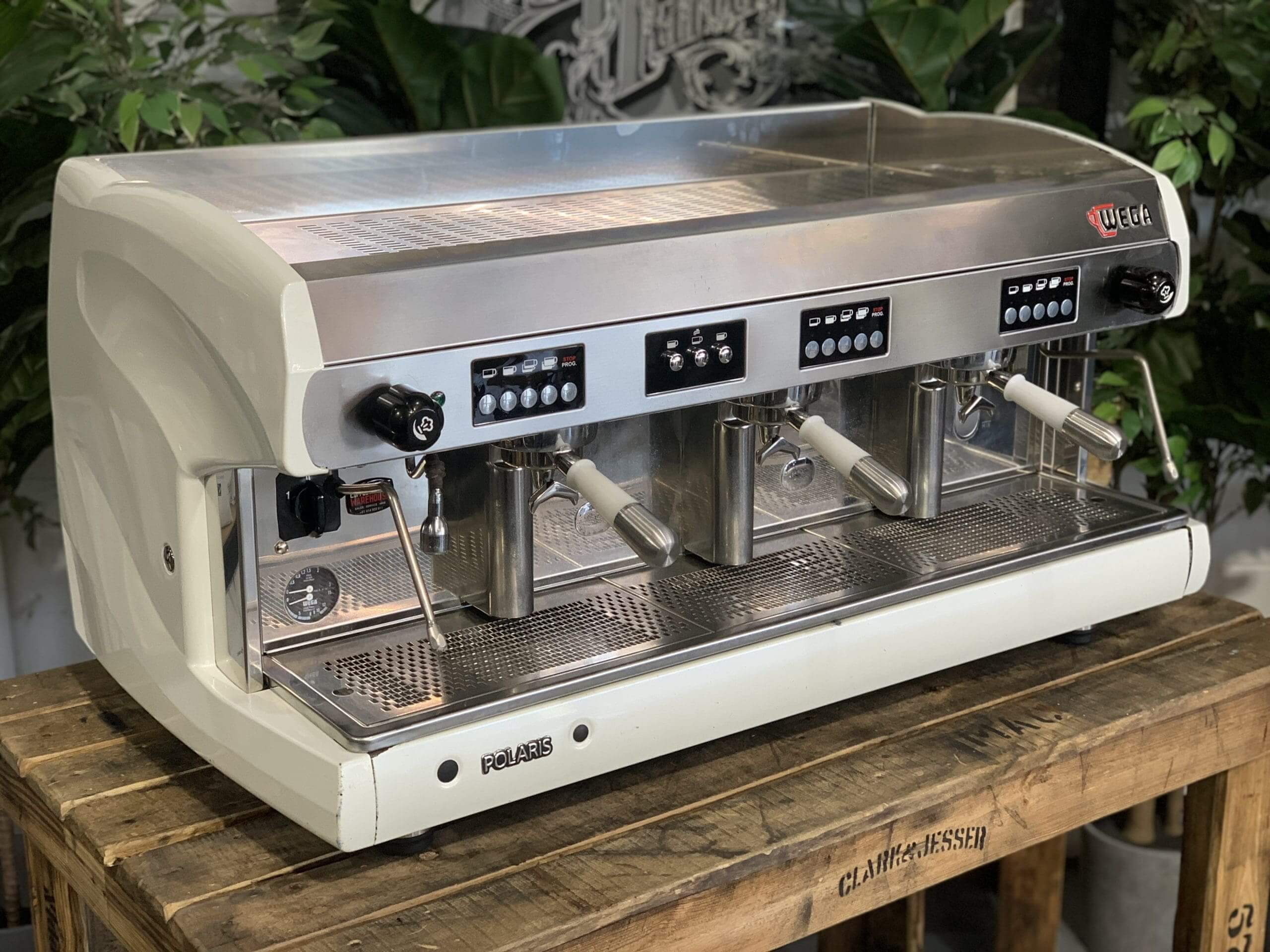 Wega Polaris - 3 Group Commercial Espresso Machine - White
