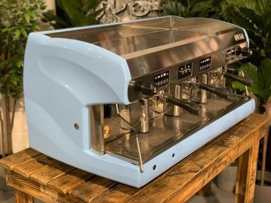 Wega Polaris Baby - 3 Group Commercial Espresso Machine - Blue