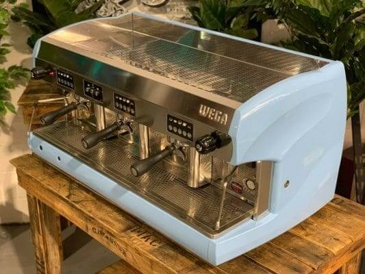 Wega Polaris Baby - 3 Group Commercial Espresso Machine - Blue