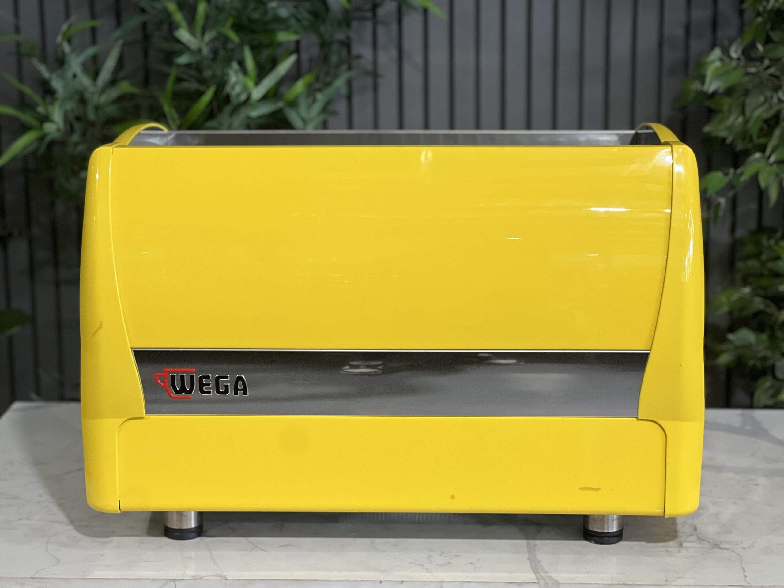 Wega Polaris High Cup - 2 Group Commercial Espresso Machine - Yellow