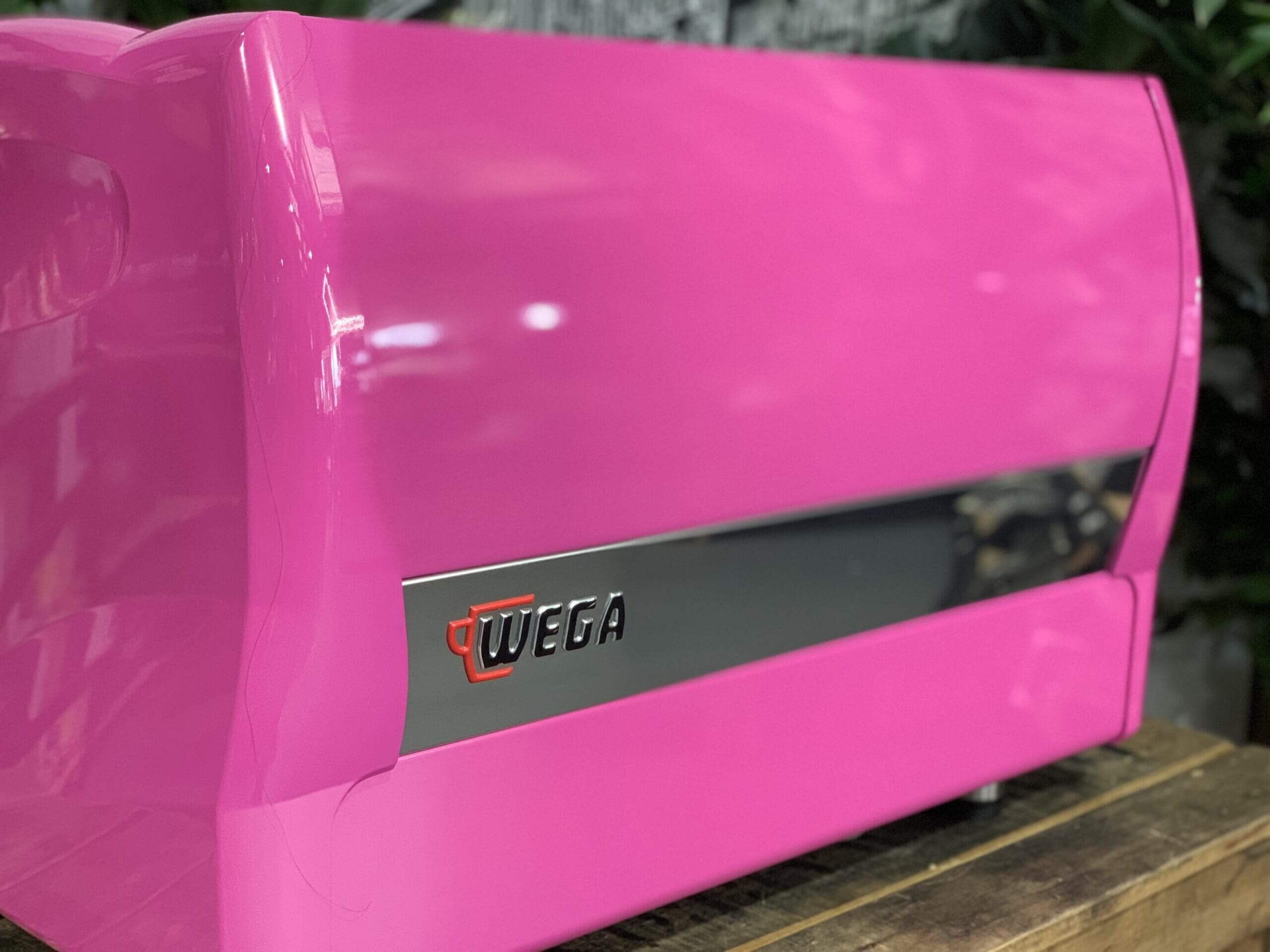 Wega Polaris Low Cup Hot - 2 Group Commercial Espresso Machine - Pink