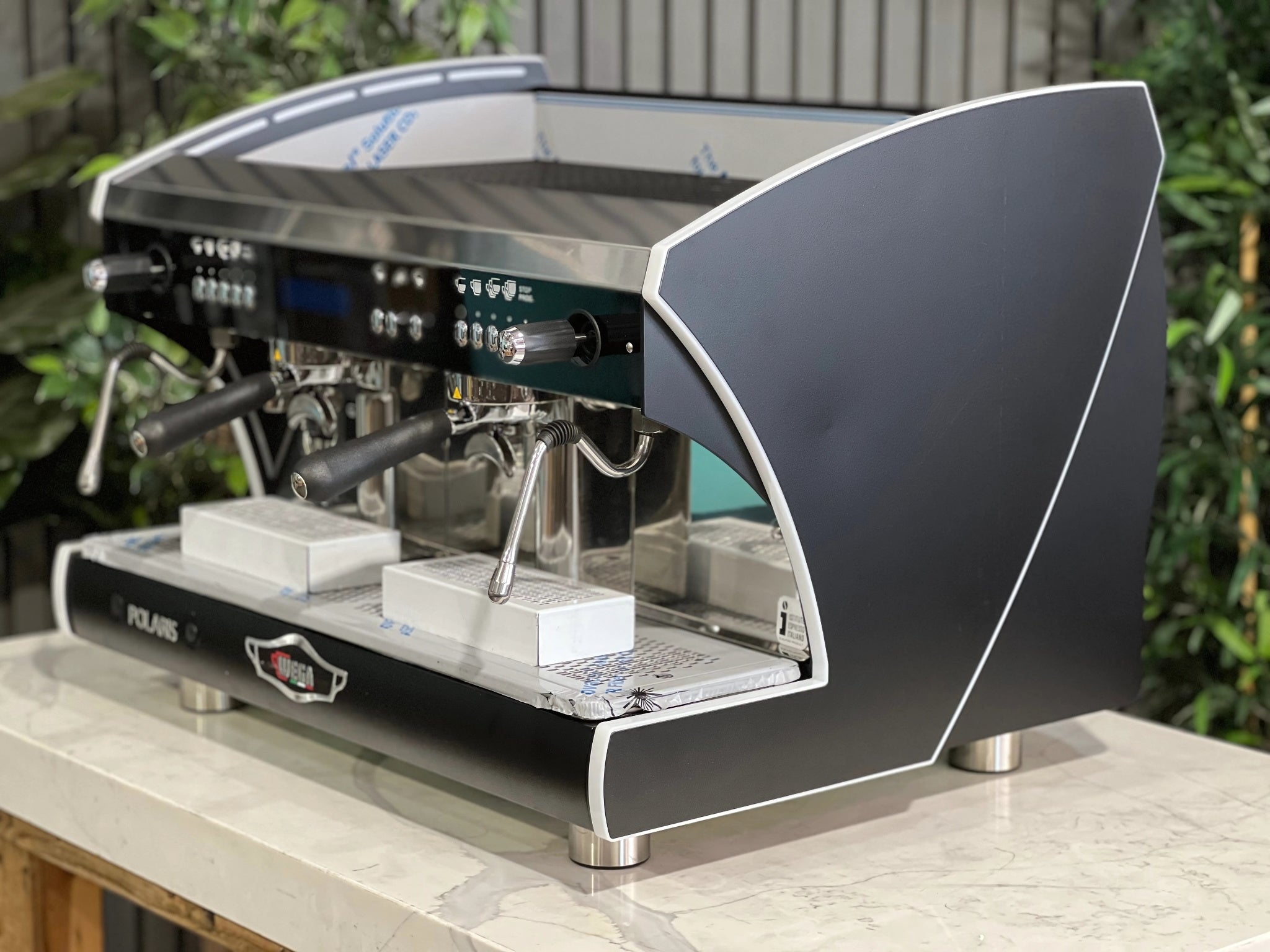 Wega Polaris Tron - 2 Group Commercial Espresso Machine - Black