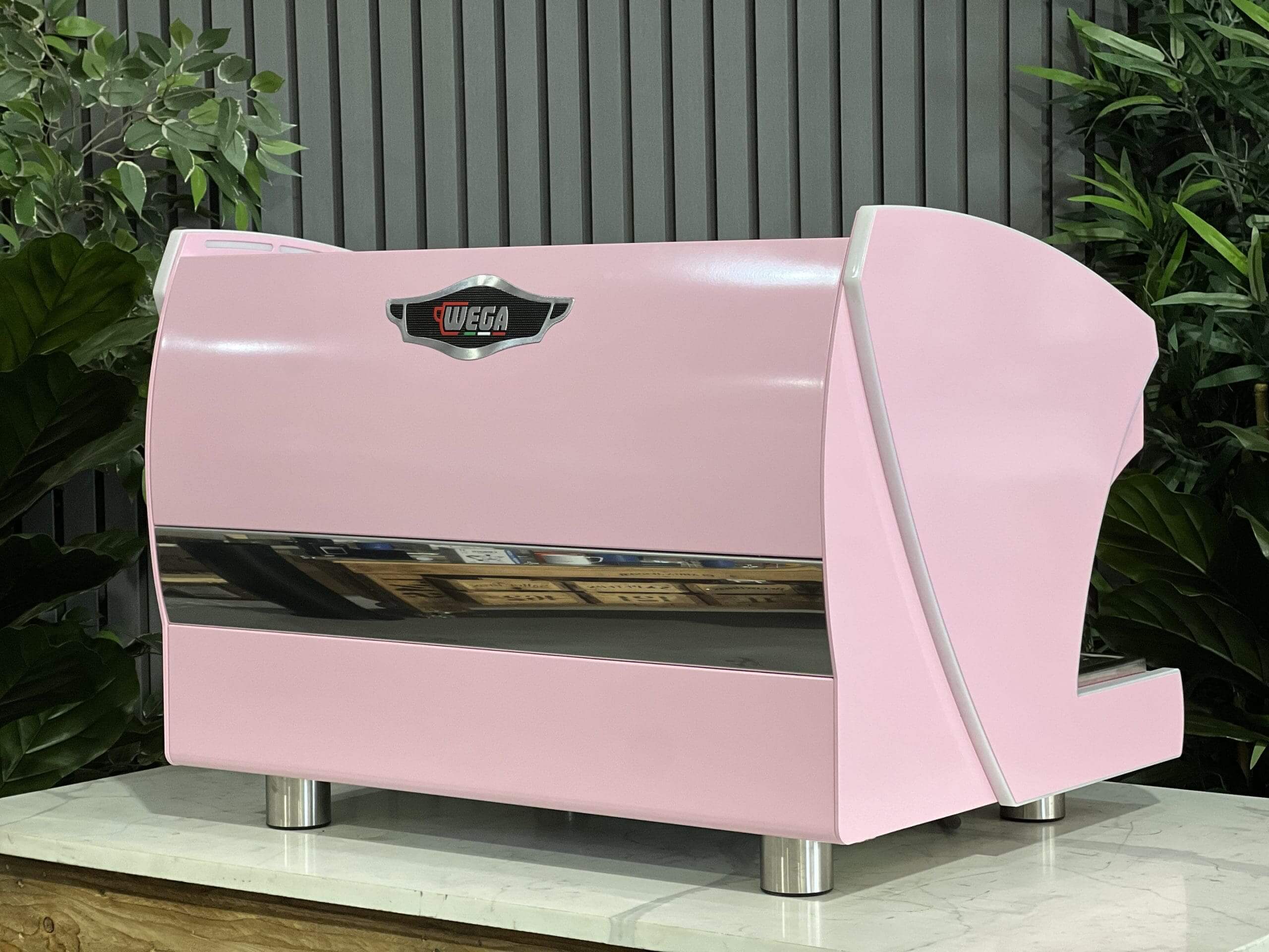 Wega Polaris Tron - 2 Group Commercial Espresso Machine - Pink Lily
