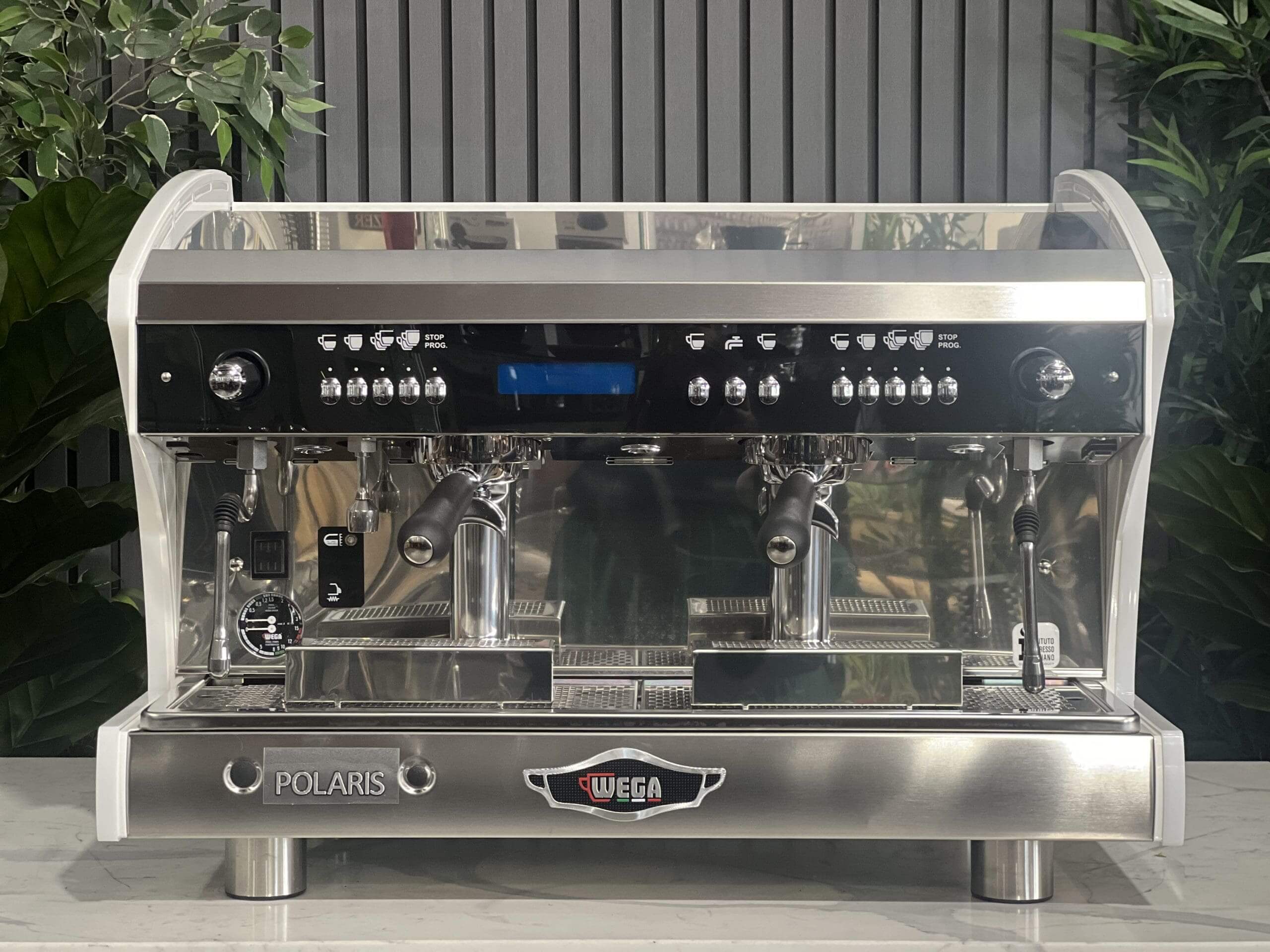 Wega Polaris Tron - 2 Group Commercial Espresso Machine - White