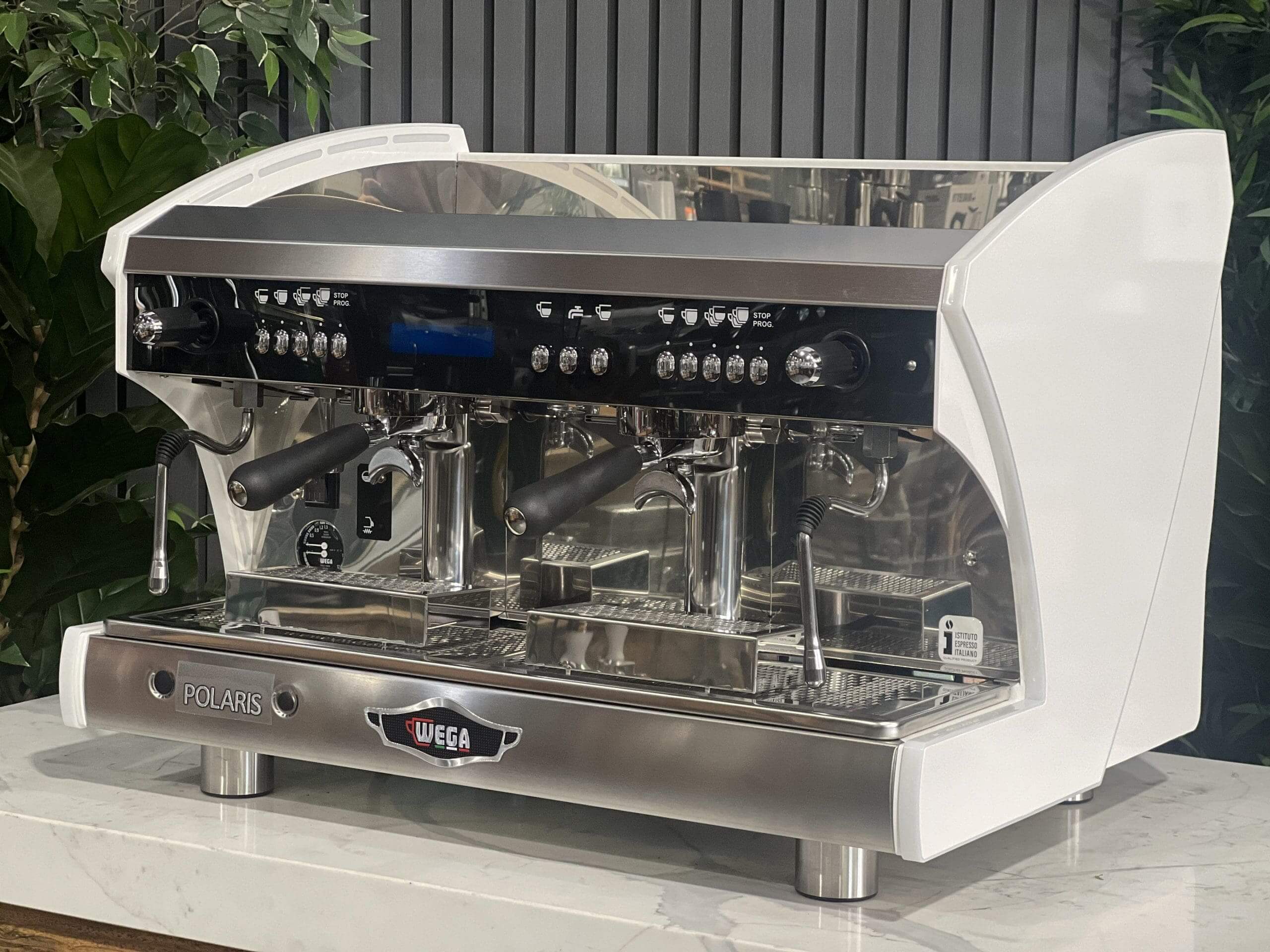 Wega Polaris Tron - 2 Group Commercial Espresso Machine - White