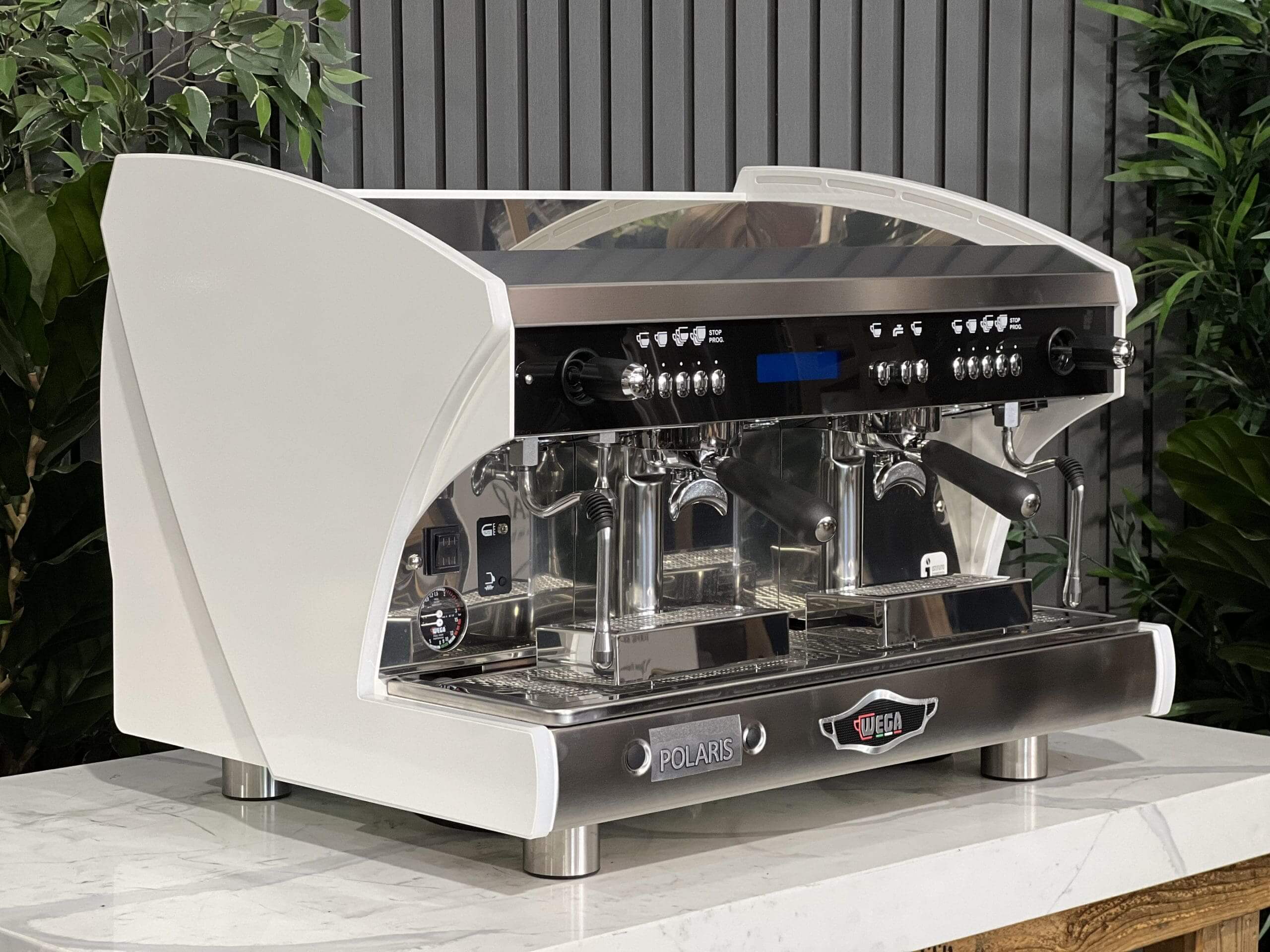 Wega Polaris Tron - 2 Group Commercial Espresso Machine - White