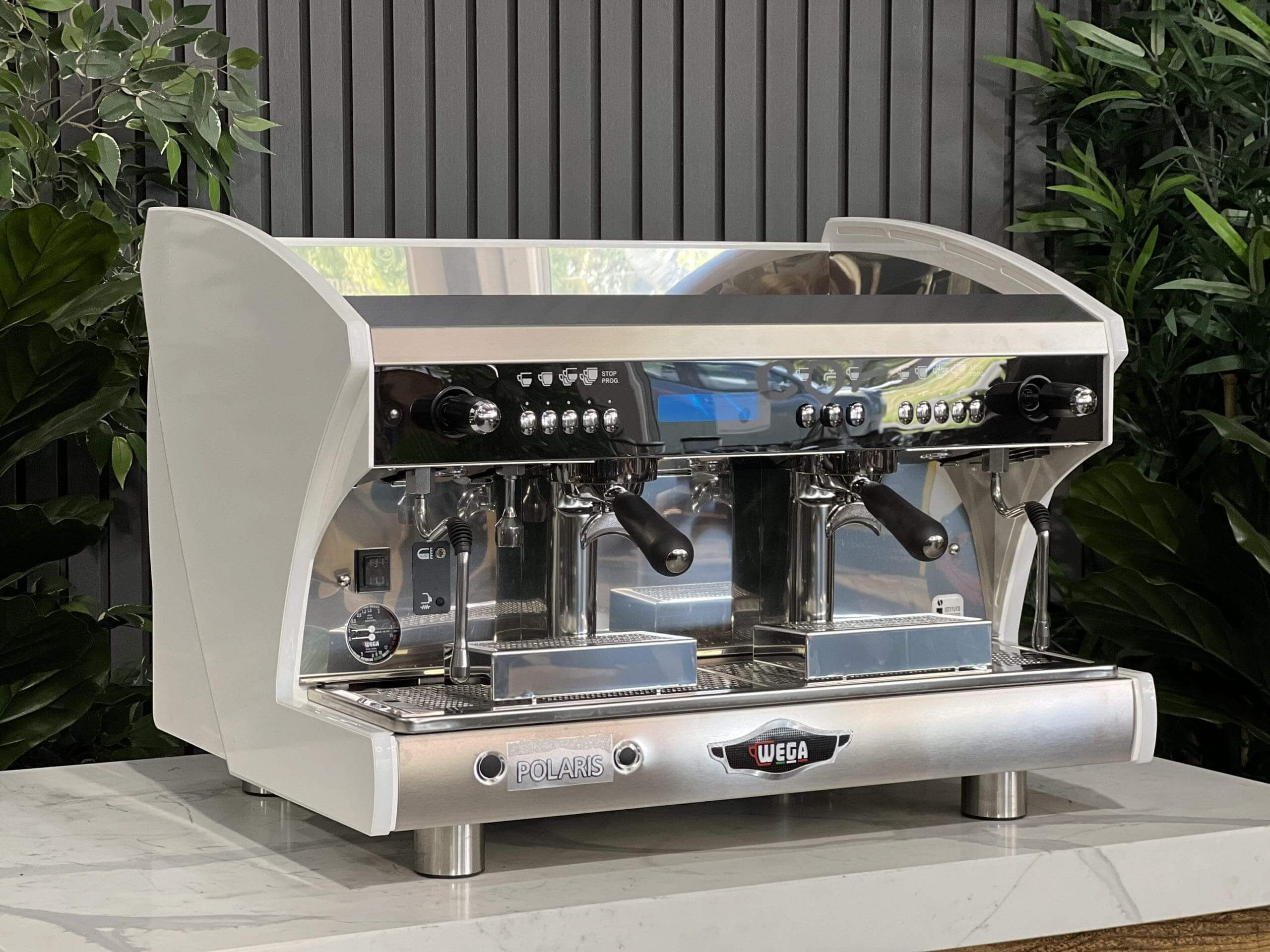 Wega Polaris Tron - 2 Group Commercial Espresso Machine - White