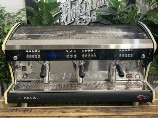 Wega Polaris Tron - 3 Group Commercial Espresso Machine - Black