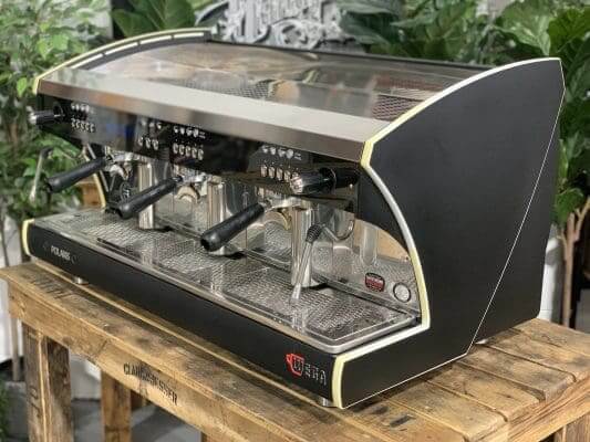 Wega Polaris Tron - 3 Group Commercial Espresso Machine - Black