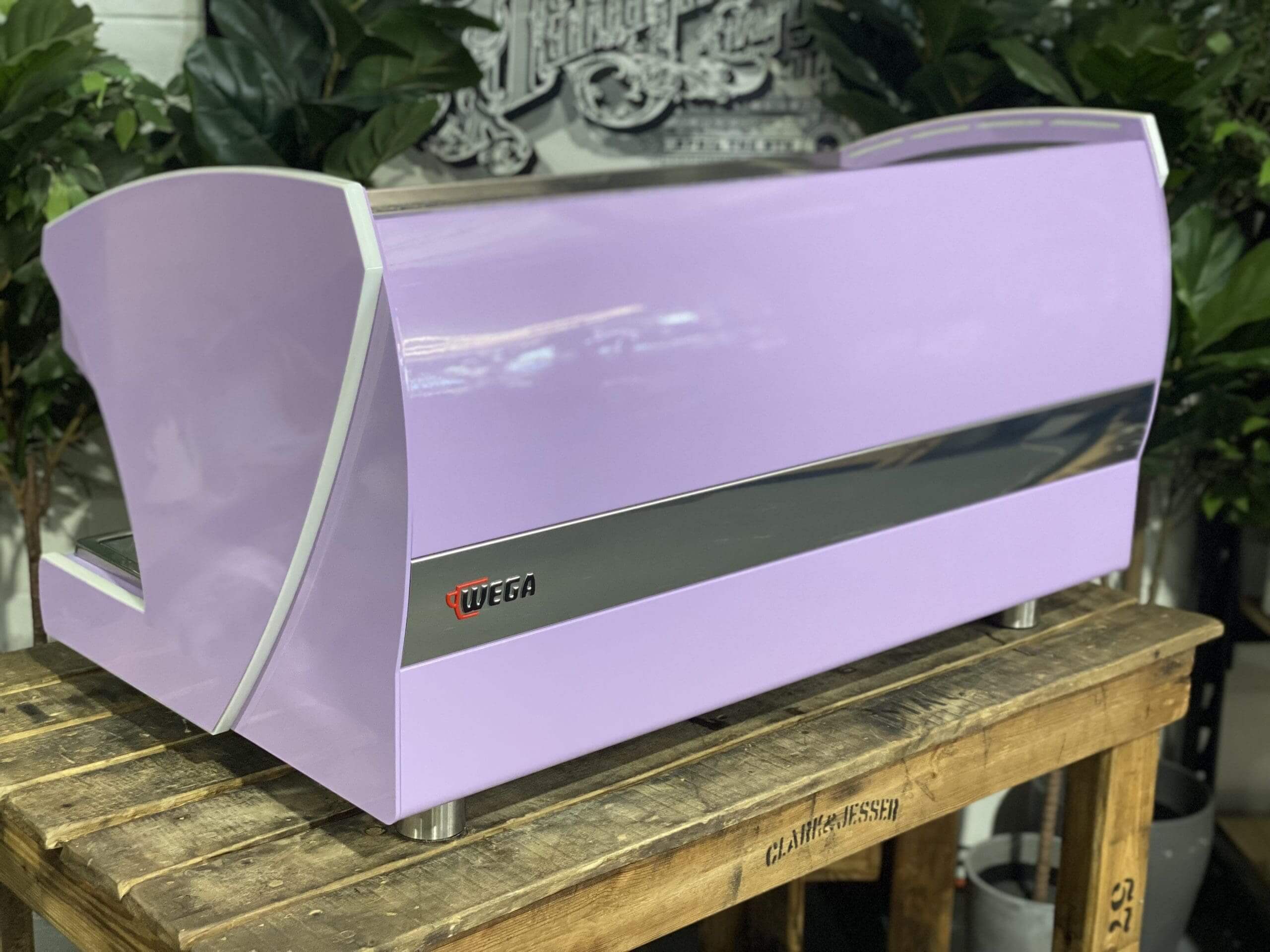 Wega Polaris Tron - 3 Group Commercial Espresso Machine - Lilac