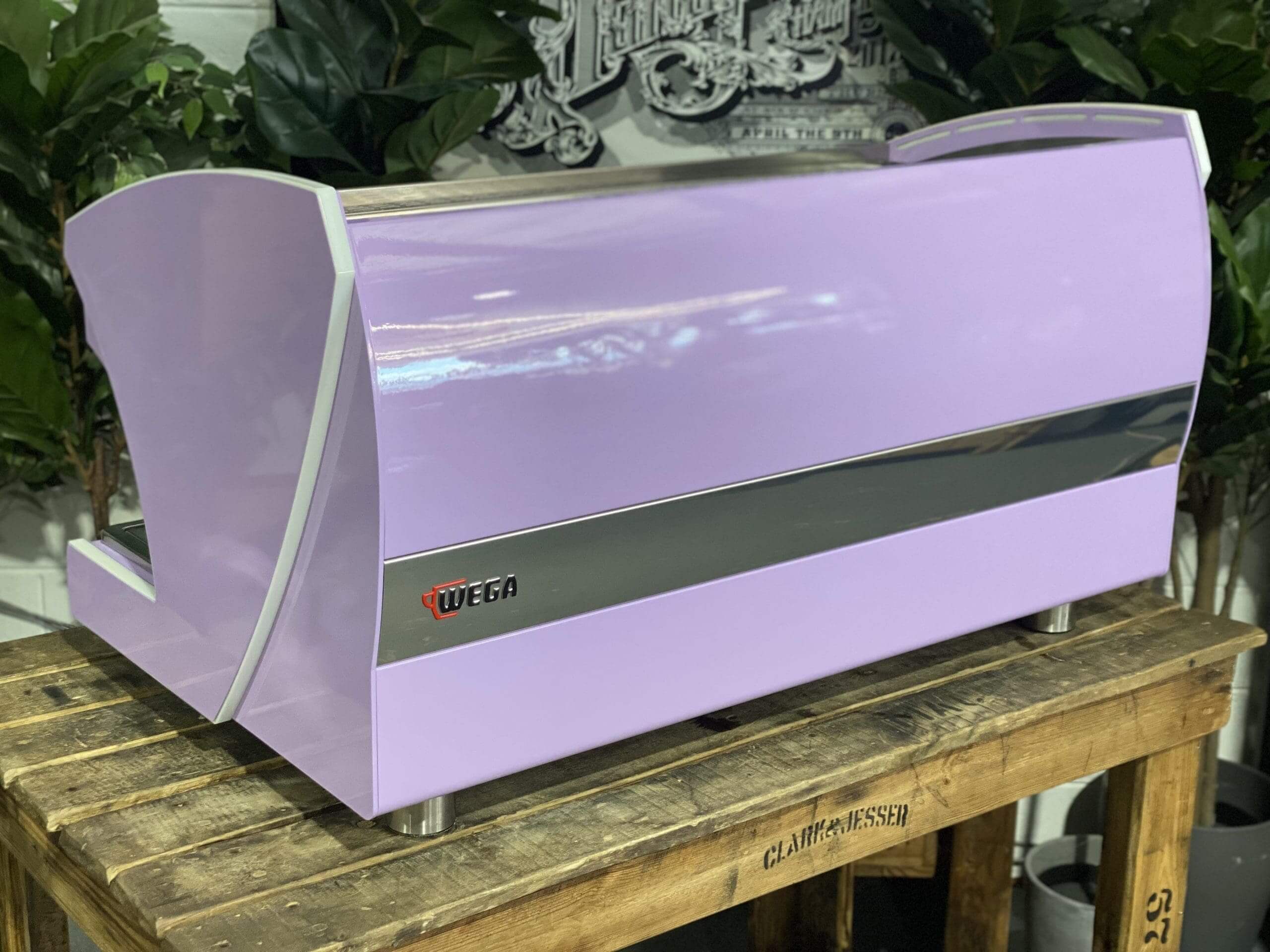 Wega Polaris Tron - 3 Group Commercial Espresso Machine - Lilac
