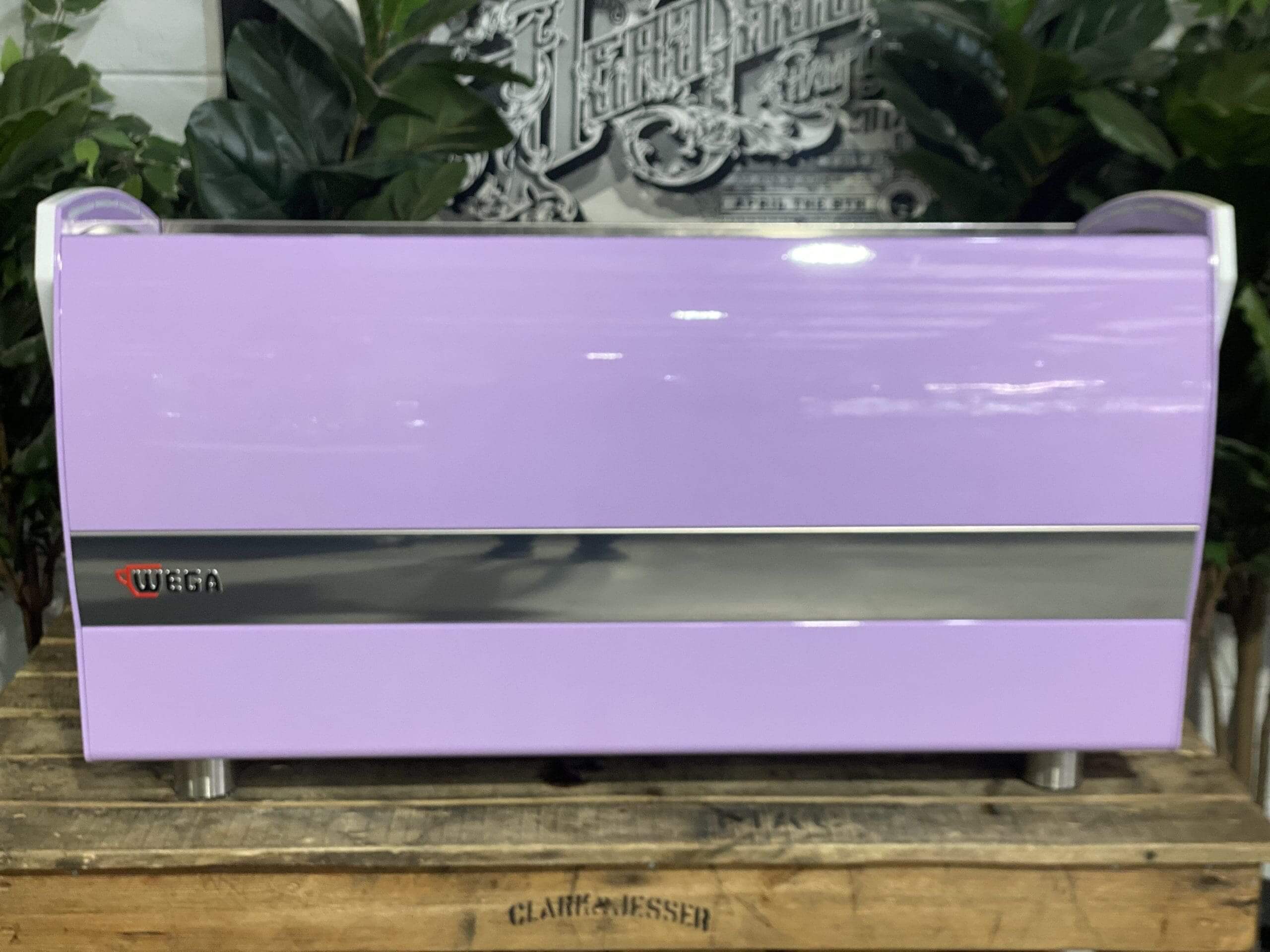 Wega Polaris Tron - 3 Group Commercial Espresso Machine - Lilac