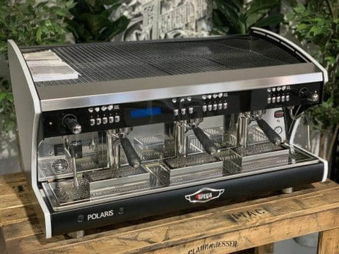 Wega Polaris Tron - 3 Group Commercial Espresso Machine - Black