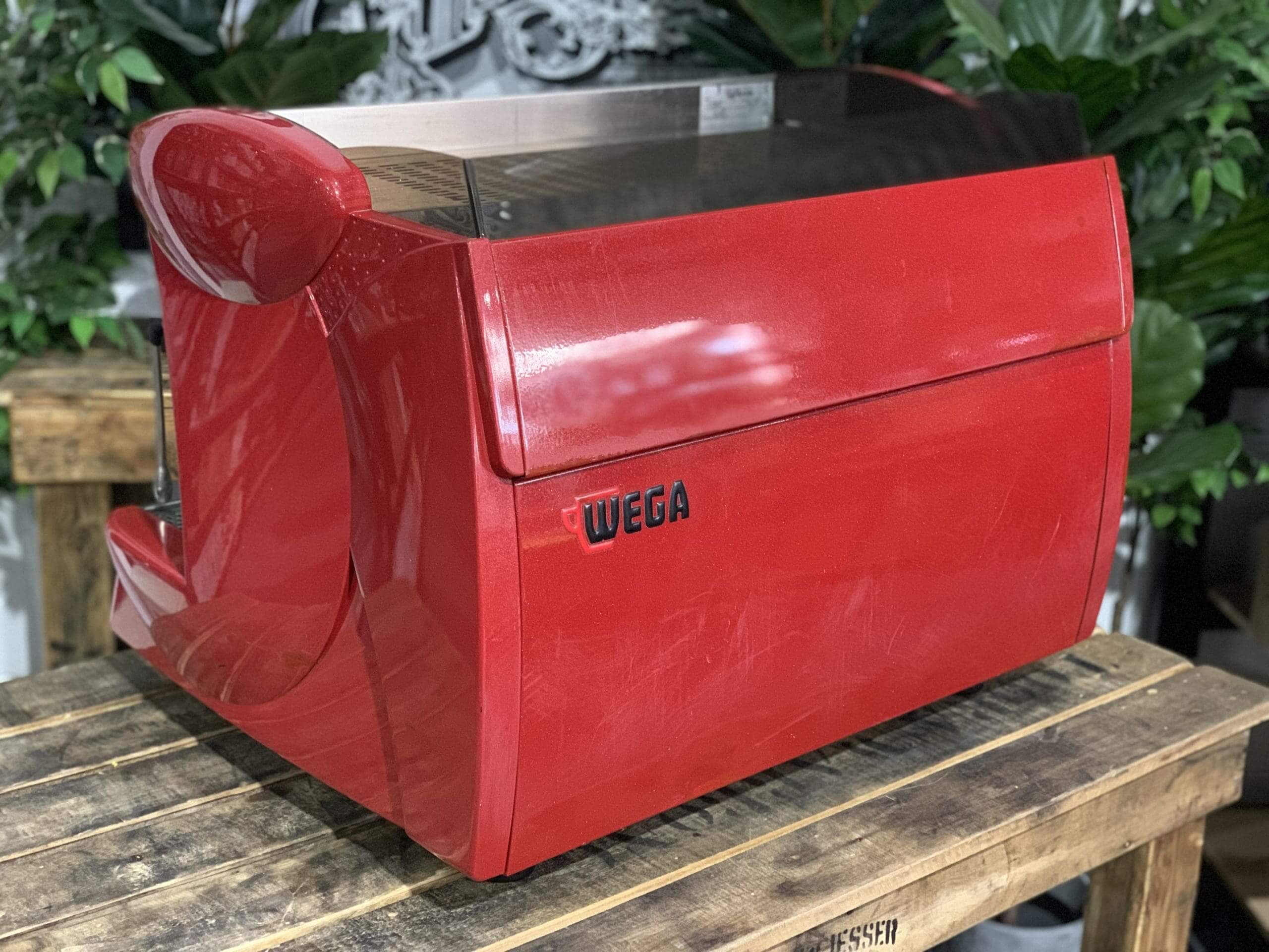Wega Vela - 2 Group Commercial Espresso Machine - Red