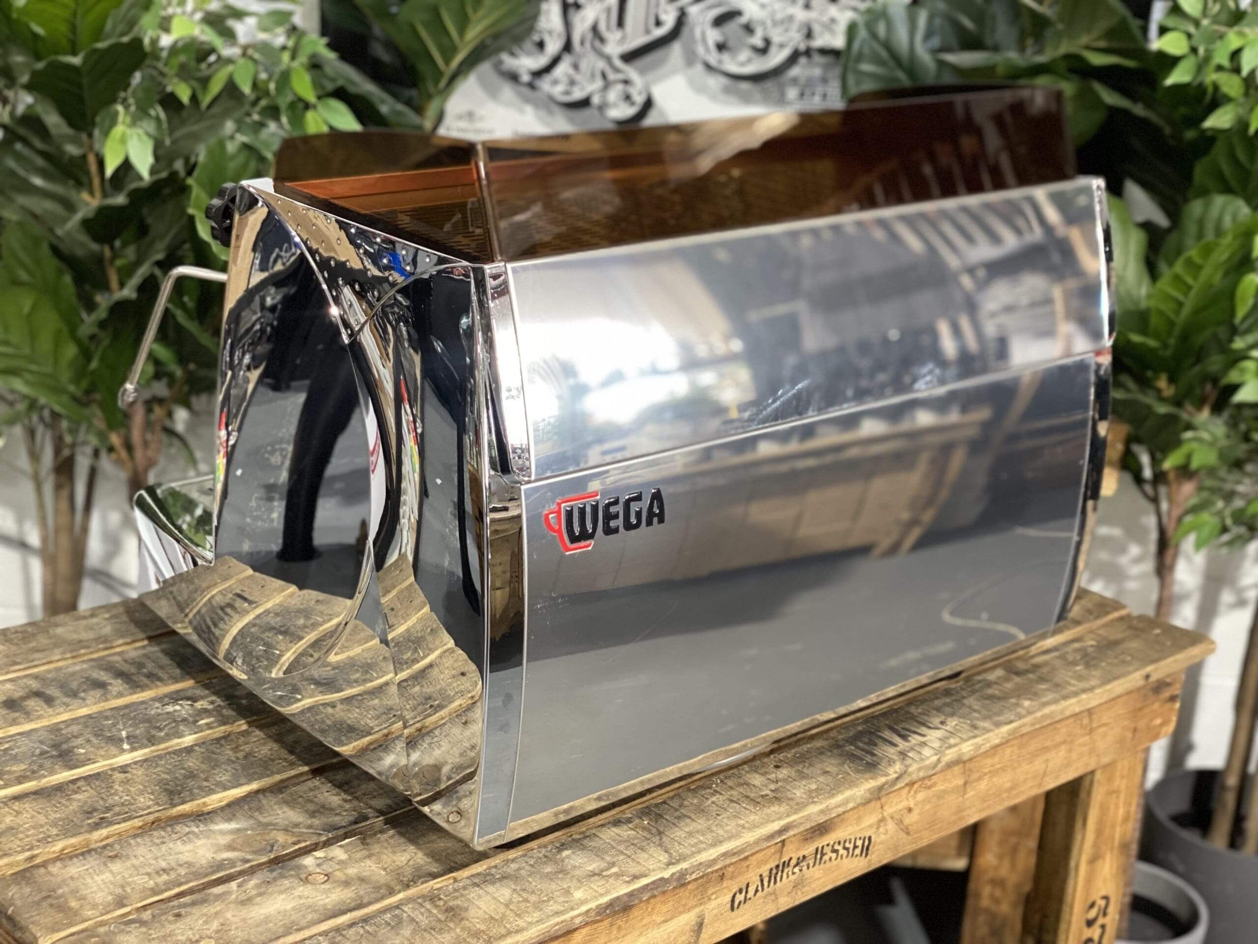 Wega Vela Vintage - 2 Group Commercial Espresso Machine - Chrome