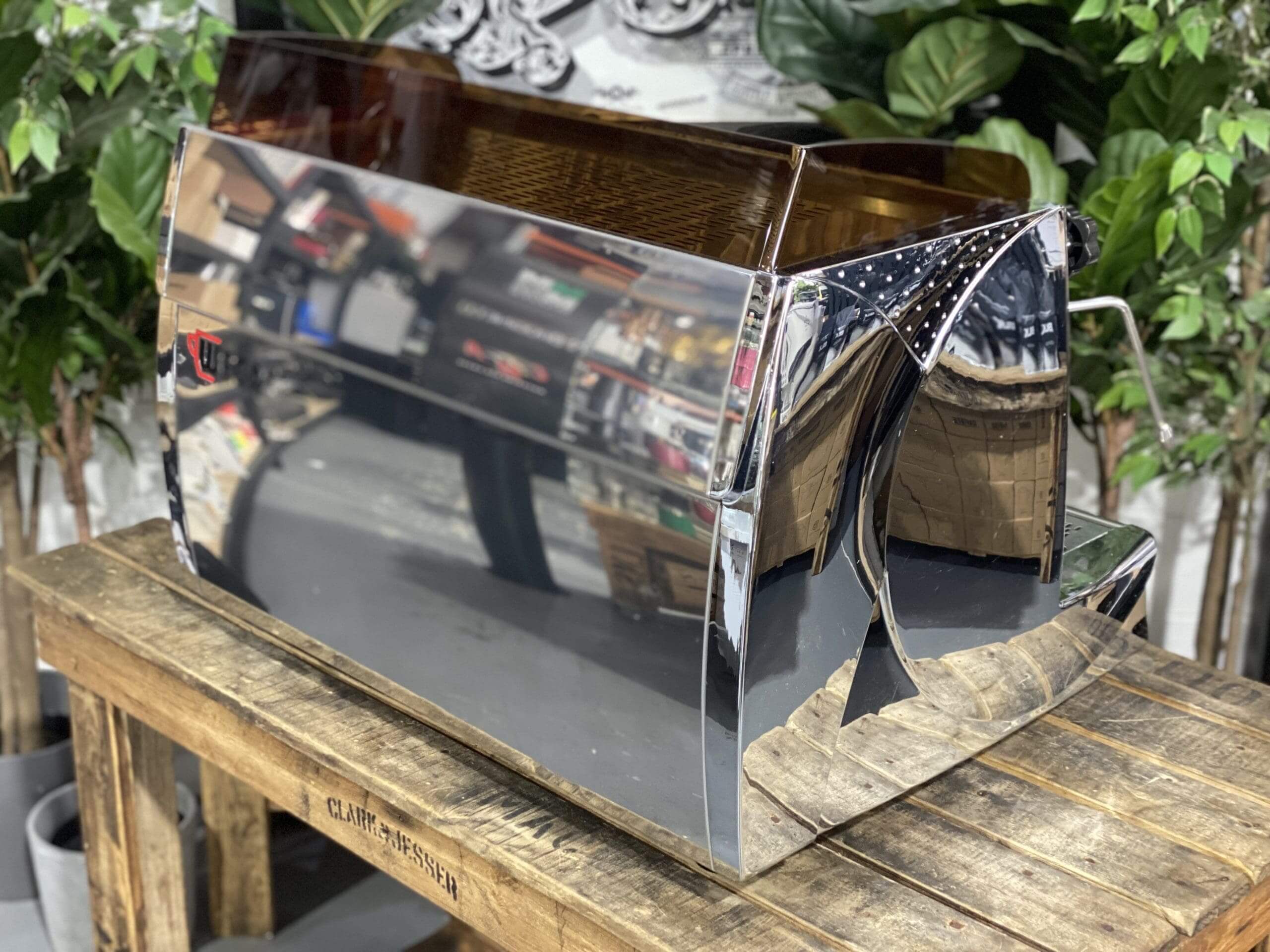 Wega Vela Vintage - 2 Group Commercial Espresso Machine - Chrome