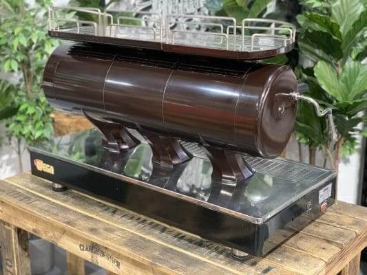Wega Venus High Cup - 3 Group Commercial Espresso Machine - Brown