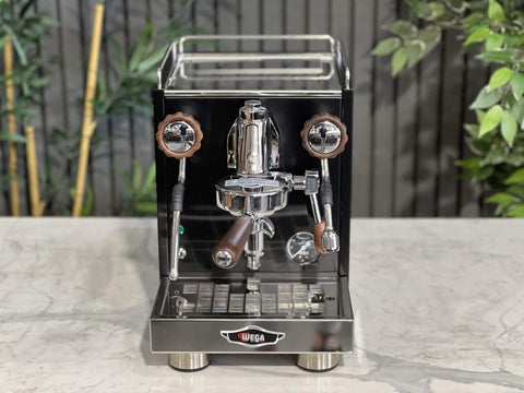 Wega W Mini Black - 1 Group Commercial Espresso Machine - Timber